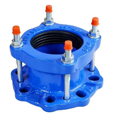 China 110mm Ductile Iron Hdpe Flange Adapter For Ductile Iron Pipe Pvc for sale