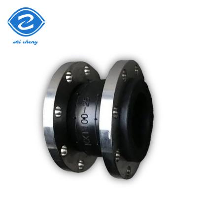 China Dn40 Dn50 Dn80 Dn100 Dn150 Din Pn10 Ss316 Food Grade Flanged Single Sphere Rubber Expansion Joint for sale