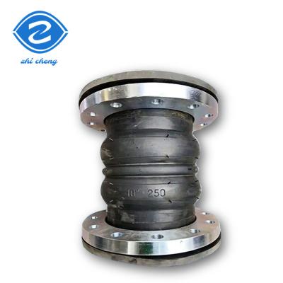 China 3 6 Flanged Rubber Expansion Joint Ansi 150lb Din Pn16 Galvanised Flange Full Face Seal for sale