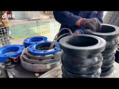 Double ball rubber expansion joint