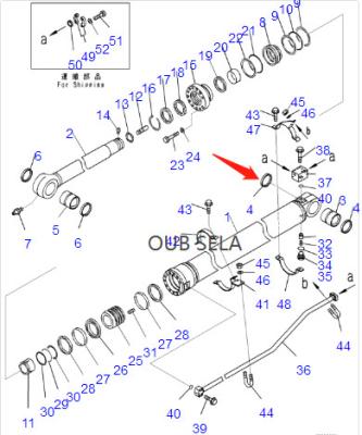 China 4074008 Seal Dust Hitachi EX200-5 EX220 EX230 EX270 EX280 EX300EX Bucket Group for sale