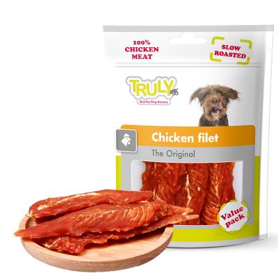 China Viable REALLY CHOOSE SHANDONG WANPY Truly Original Chicken Fillet Healthy 360g Dog Jerky Treats for sale