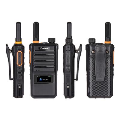 China Best selling Inrico T620 4G radio walkie talkie with sim card and 1.3 inch small display black white screen for sale