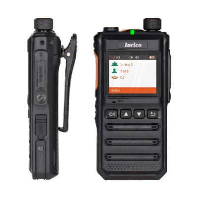 China 1.0 Meters Drop Inrico T640 2G/3G/4G Radio Walkie Talkie Long Range Support GPS SOS Button T640 for sale