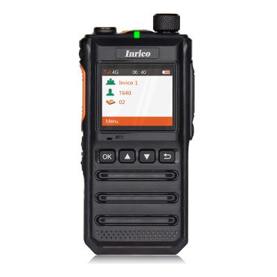 China Inrico T640 Best Price 4G With SIM Card Walkie Talkie PTTs Network Wireless 4000mAh for sale