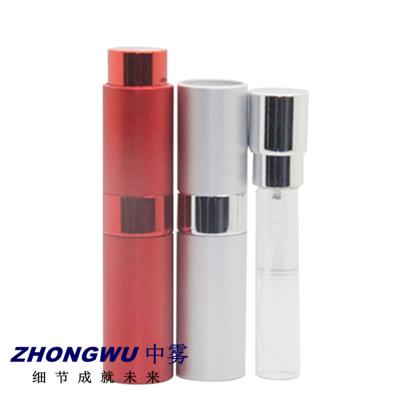 China Whilesale Luxury Metal Perfume Spray Bottle Cosmetic Portable Reusable Packaging Mini Container Empty Perfume Bottles 15ml 0.5oz for sale