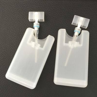 China Personal Care 10ml 20ml 30ml Credit Card Size Pocket Perfume Spray Bottle Empty Perfume Bottle for sale