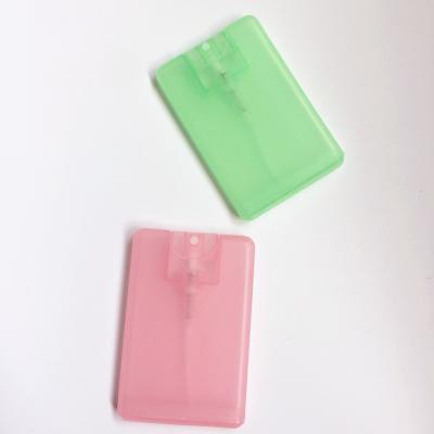 China 20ml Personal Care Pocket Credit Card Shape Perfume Spray Cosmetic Perfume Bottle for sale