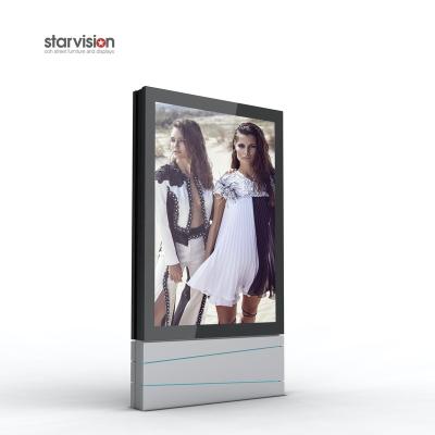 China Outdoor Popular Outdoor Video Advertising Equipment Kiosk With Anti Reflective Coating Glass for sale