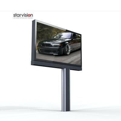 China Static / Scrolling Digital Billboard Street Furniture Advertising Scrolling Mega Billboard Light Box for sale