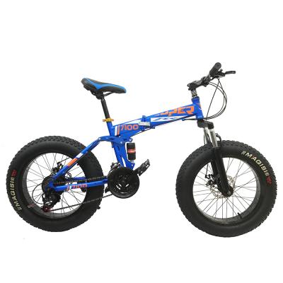 China Factory Steel 26 Inch Fat Bike Male 4.0 Fat Tire OEM Cheap Beach Cycling Fat Bike Snow Bike Beach Bike With Folding Frame for sale