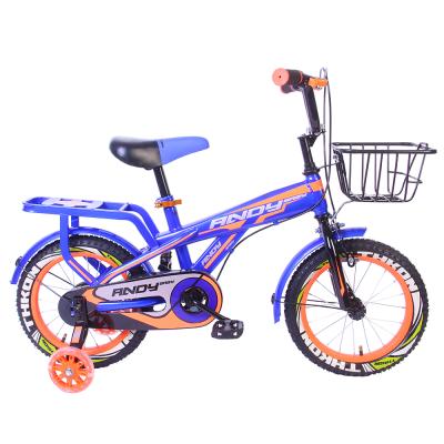 China Steel 12 14 16 18 Inch Children's Bicycle High Quality Steel Frame Children's Four Wheel Bicycle for sale