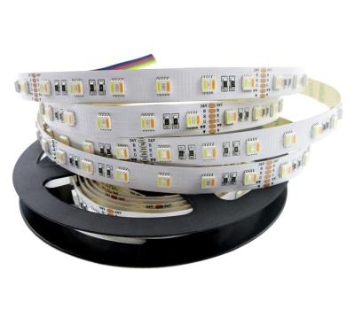 China Decorative Lighting Modern 5 Colors In A RGB+Warm white+Pure White RGBWW&CCT 12V Led Strip Lights for sale