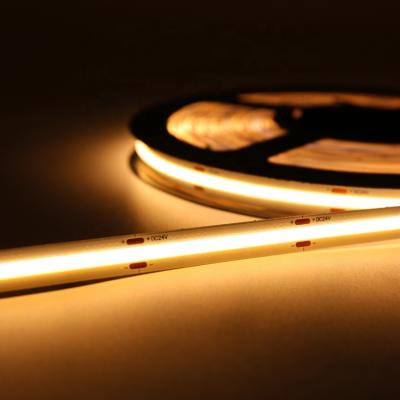 China Newest Residential COB Strip Lights 8mm DC 12V/24V White Led COB 90Ra LED Flexible Strip PCB With 480 Chips for sale