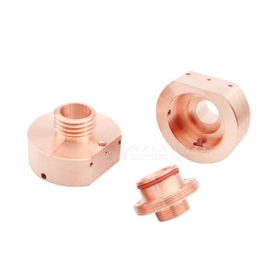 China Laser Cutting Minglaser Laser Nozzles Exhaust Cartridge Connector Base For Bystronic DNE Fiber Laser Cutting Machine Key Accessories for sale