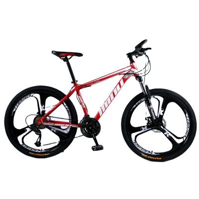 China Flat dirt mountain bike 24/26/27.5 inch disc brake damping variable speed mountain bike for sale