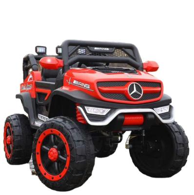 China Ride On Toy Four-Wheel Drive SUV Children's Electric Car Can Rest Oversized Four-Wheel Drive Remote Control Off-Road Vehicle for sale