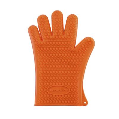 China Contemporary Hot Salesman Dish Wash Kitchen Wash Glove Hot Resistant Silicone Mitt for sale