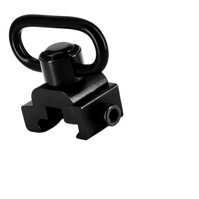 China QD Sling Swivel Attachment for Smooth 360 Degree Swivel QD Sling Swivel Mount with Push Button, QD Sling Swivel Attachment for Picatinny/Weaver Mounting Base Rail for sale