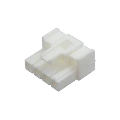 China 100% New and Original 4 Connectors Rectangular Housings White 0.244