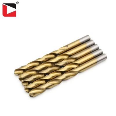 China Din338 hss titanium stainless steel twist drill bit for metal for sale