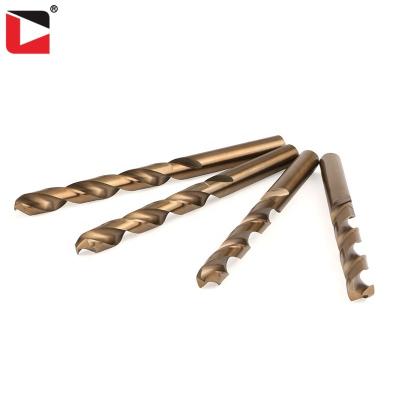 China HSS-G Stainless Steel High Speed ​​Steel Straight Shank Twist Drill Bit for sale