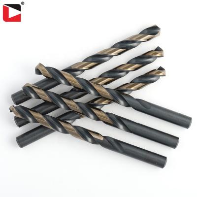 China Din338 Stainless Steel Fully Ground Black&Golden Cobalt Twist Drill Bits for sale