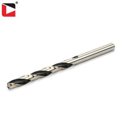 China Black And White Stainless Steel 1-13mm Straight Shank Twist Drill Metal Drill Bit for sale