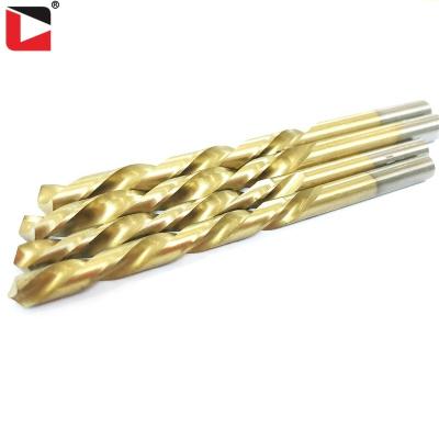 China Titanium Stainless Steel HSS Left Hand Twist Drill Bit For Metal for sale