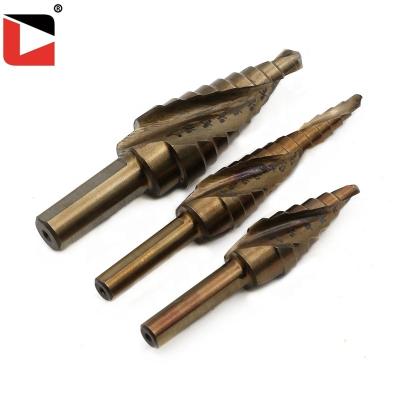 China Hss Aluminum Step Cone Drill Bit For Metal Drilling for sale