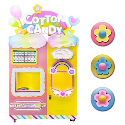 China Kind of Hotel Subway Station Shopping Mall 144 Models Fully Automatic Windows Cotton Candy Machine with Automatic Cleaning Function for sale