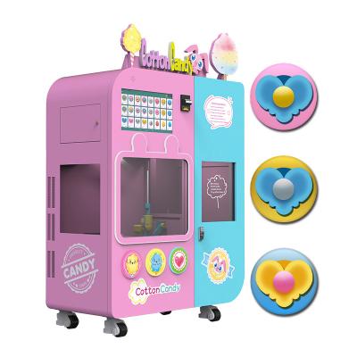 China Exclusive Hotel Subway Station Shopping Mall Humidity Smelling Electronic Adjustment Vending Cotton Candy Machine For for sale