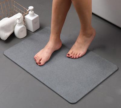 China Best Selling Sustainable Products Diatomite Stone Mats Quick Drying Bathroom Products for sale