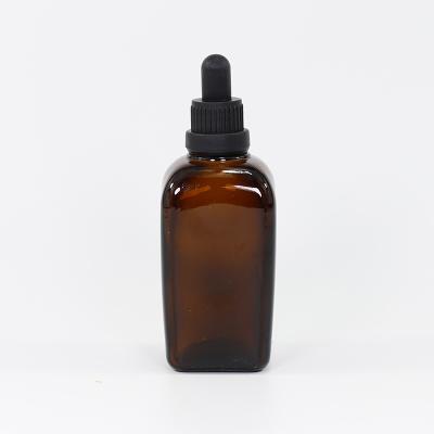 China Wholesale Customizable Glass Amber Essential Oil Cosmetic Bottles Silk Screen 30ml for sale