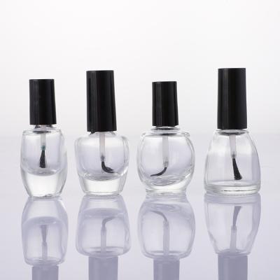 China Personal Care New Design Empty Square 10ML Luxury Nail Polish Glass Bottle for sale