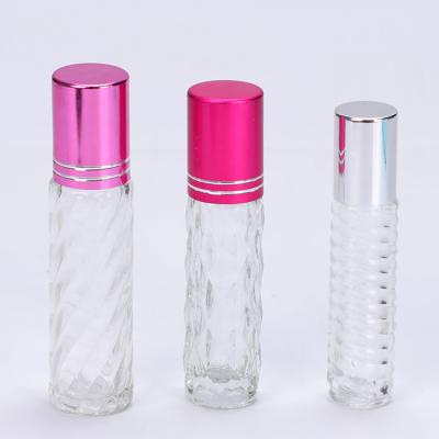 China Personal Care 10ml Screw Thread Glass Bottle With Roller Ball Air Freshener Bottle for sale