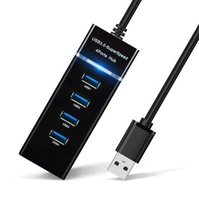 China Charging+Data Transfer 4 Port USB Hub Adapter USB 2.0 Hub Multiport Adapter For Keyboard Mouse Printer Portable USB Flash Drives Splitter for sale