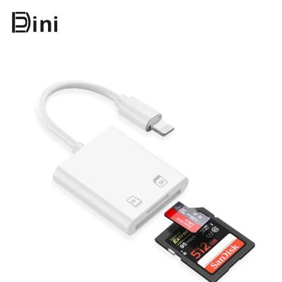 China iPad Pro PC and Laptop Smartphone or Tablet with USB-C Port and OTG Wholesale All in 1 Author Amazon Top Seller Sd/Memory/Tf Card Reader Camera Smart Card Reader 2021For Apple Iphone card reader for sale