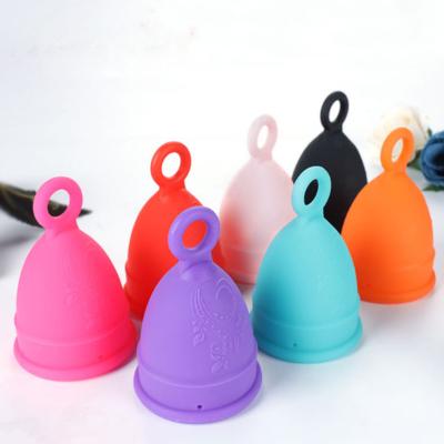 China WI Hot Selling Women Monthly Period Cup Custom Medical Grade Silicone Reusable Menstrual Cup Eco-Friendly Cup Dishes for sale