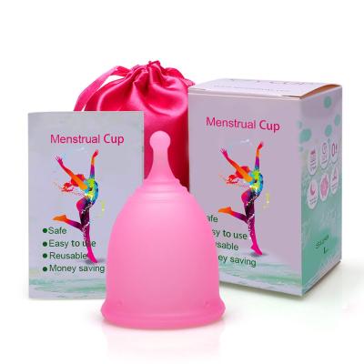 China Wholesale Women's Menstrual Period Foldable Reusable Period Cup Menstrual Cup 100% Medical Silicone for sale