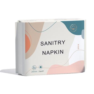 China Super Absorbent Import 4 Layers Senetry Pad Women Colorful Sanitary Napkins Pad In China for sale