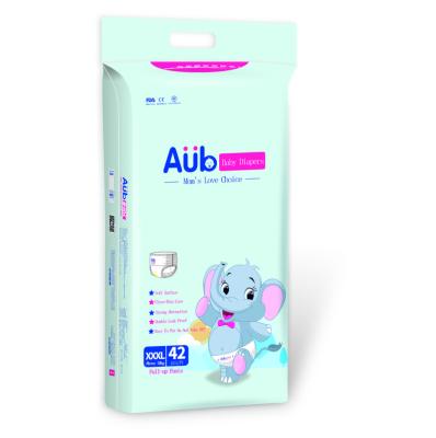 China Bulk Sale Cheapest Hot Sale Anti-leak OEM Cotton Baby Printed Adjustable Sleepy Diaper for sale