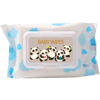 China SKIN CARE OEM Brand Organic Bamboo Baby Wipes Wet Cloth For Sensitive Skin for sale