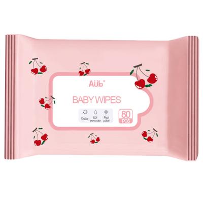 China SKIN CARE OEM Good Quality Eco Organic Biodegradable Baby Wet Wipes with 100pcs for sale