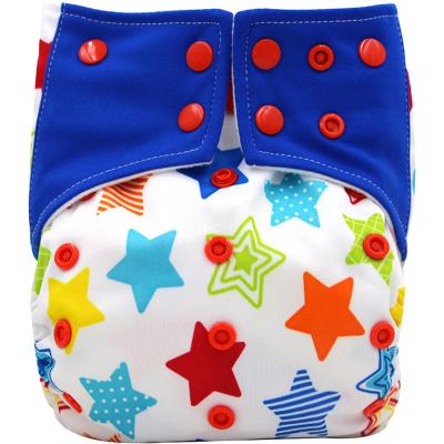 China Bamboo Reusable Diapers Printed Cloth Diapers Cloth Diapers, Waterproof Reusable Cloth Baby Diapers With Insert for sale