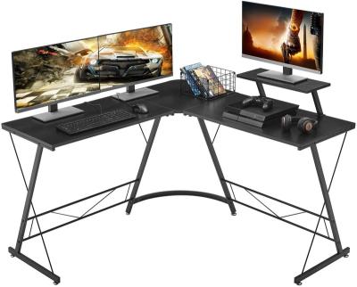 China Amazon Best Factory Modern Computer Desks 50.8inch Gaming Desks L-Shaped L-Shaped Desk Table and Wooden Gaming Wall Corner Desk for sale