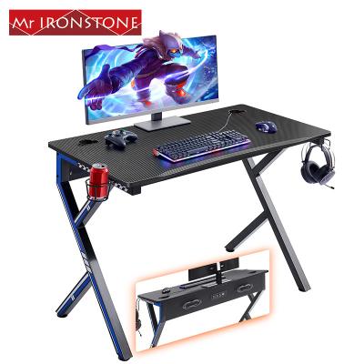 China 2021 Hot Selling Quick Installation Gaming Desk For Home Office Modern Computer Office 45.2inch Furniture Desk for sale