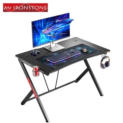 China 45.3inch Multifunctional Gaming Office Computer Desk Multifunctional Desk With Unique Design Modern Metal Wood Table for sale