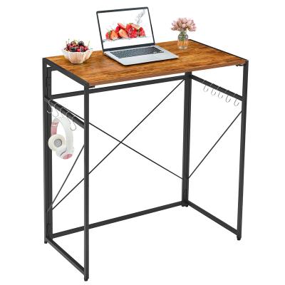 China Foldable Desktop Computer Desk Folding High Dining Coffee Table Easy Assembly Small Foldable Workstation Kitchen Desk 31.5inch for sale