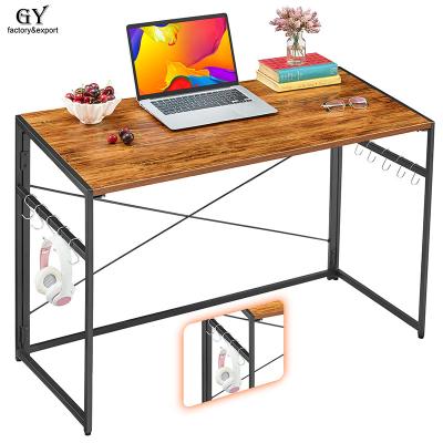 China Factory Wholesale 39.4inch Folding Table Study Desk Computer Desk Foldable Foldable for Home and Office for sale